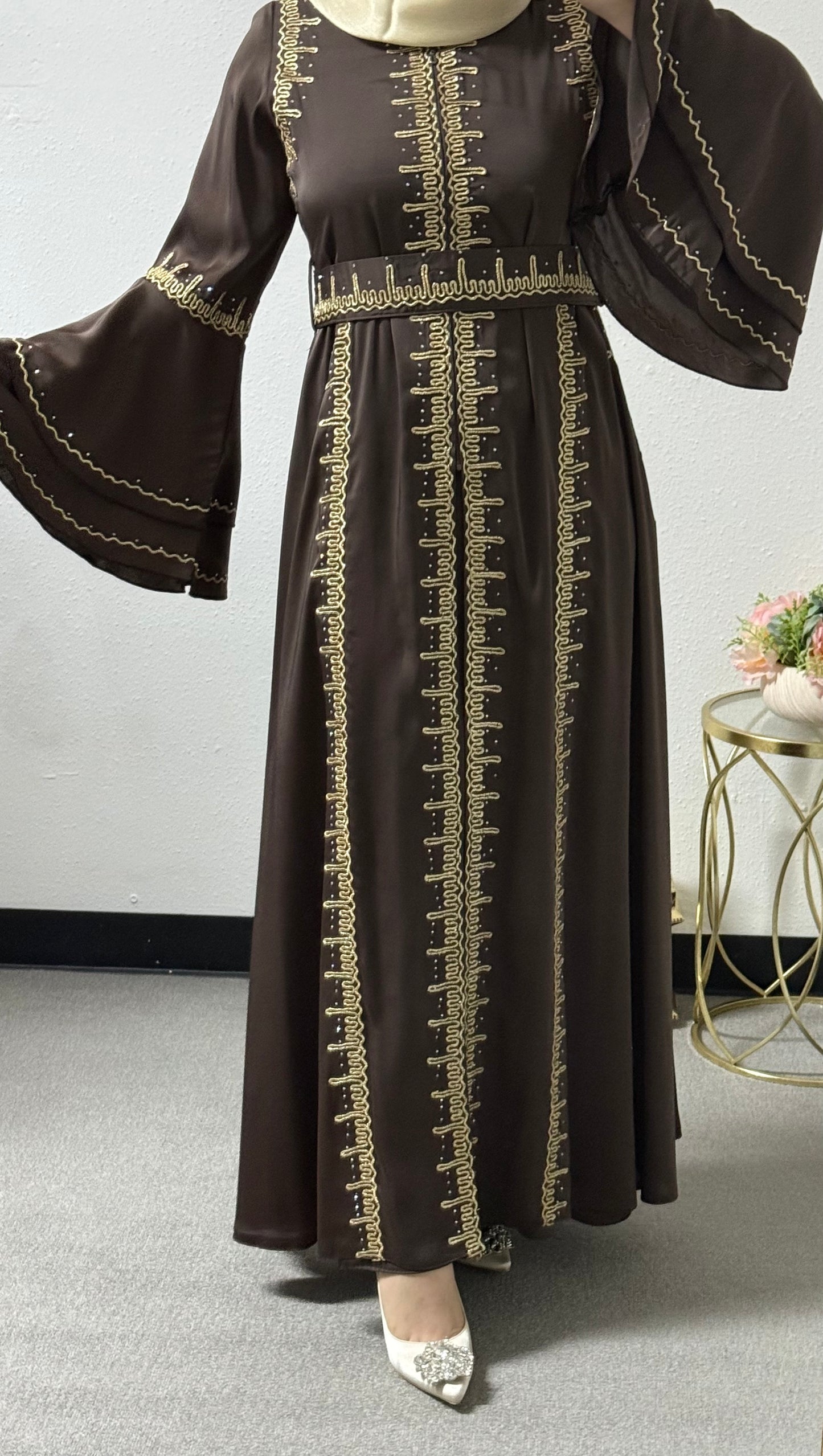 Eid embroidered abaya