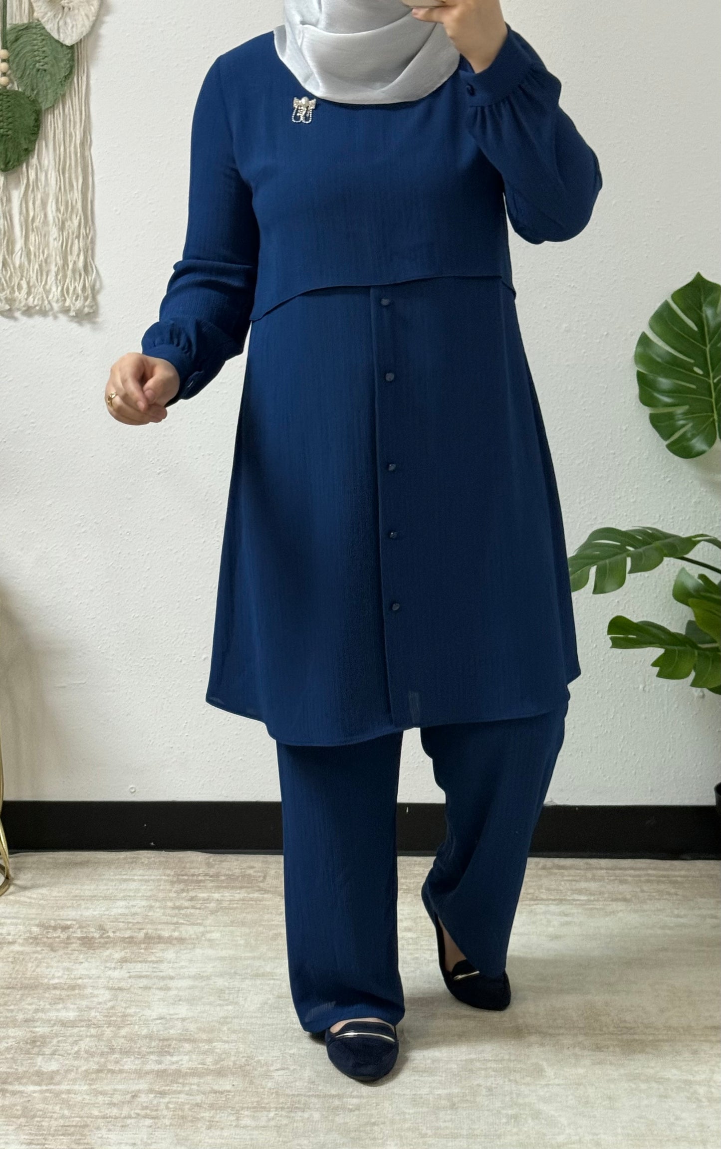 Pleat Effect Co-ord Set