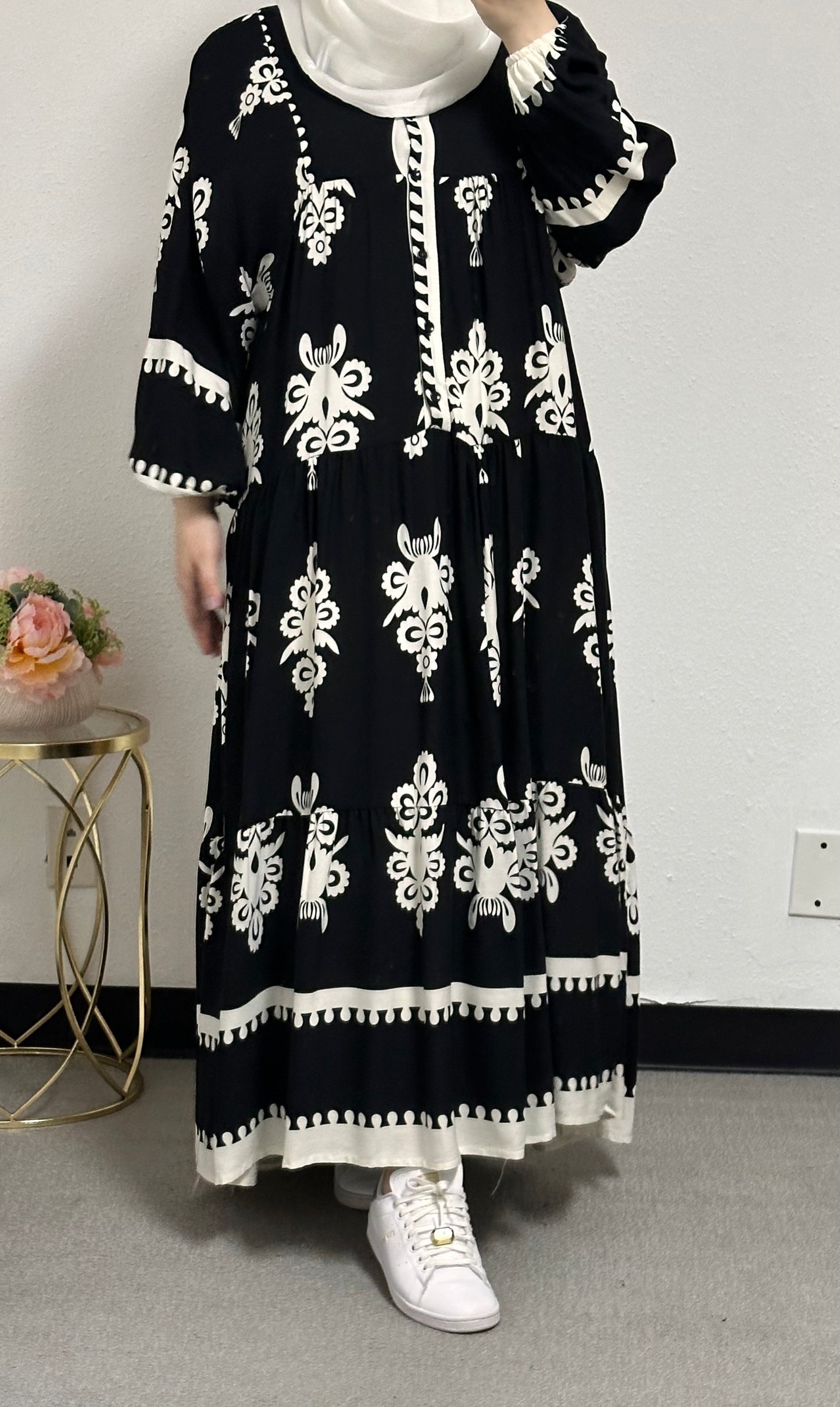 Daily wear printed cotton dress