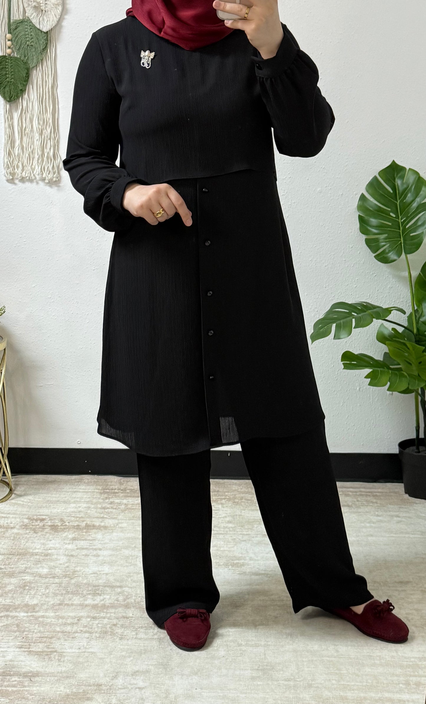 Pleat Effect Co-ord Set