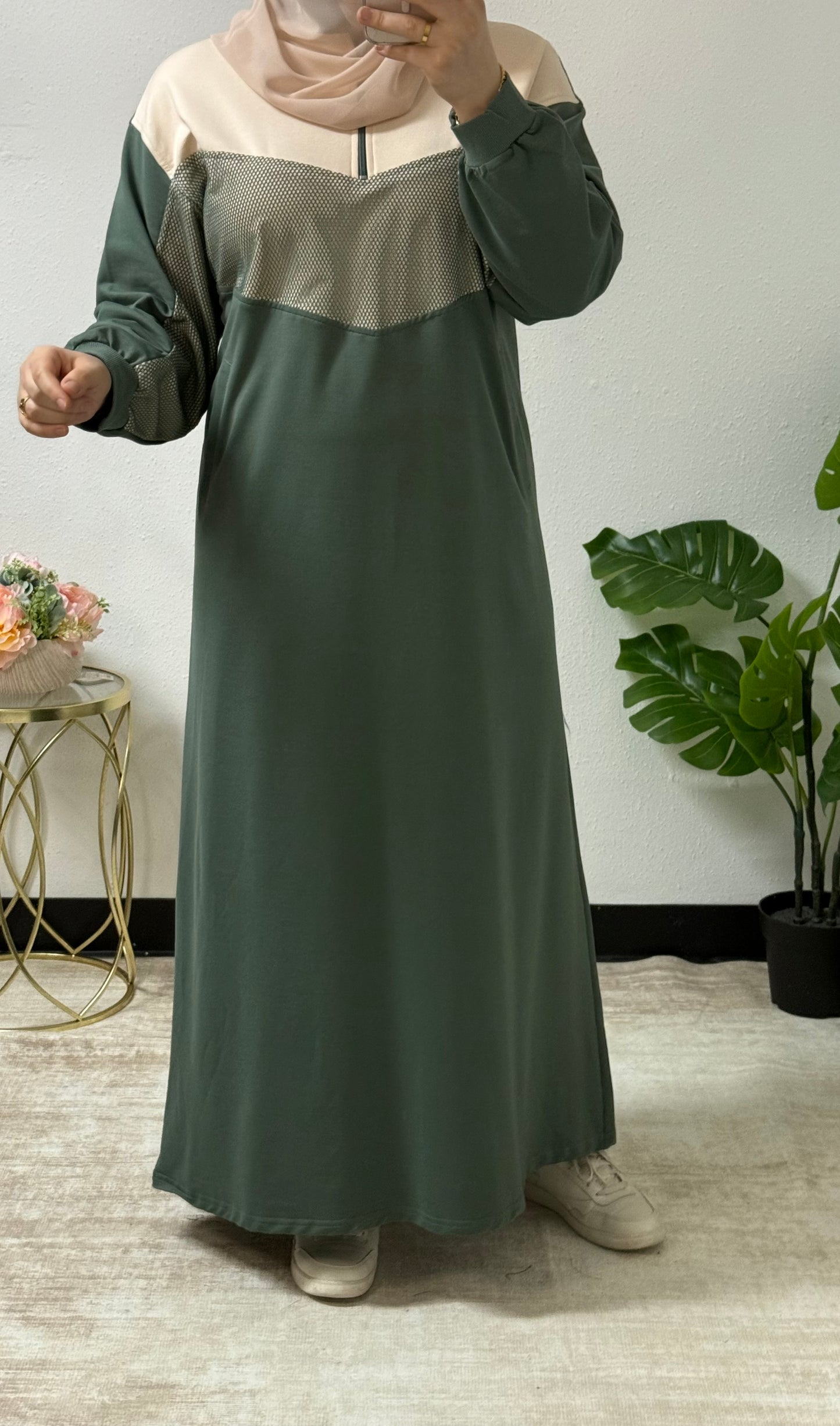 Sporty net dress