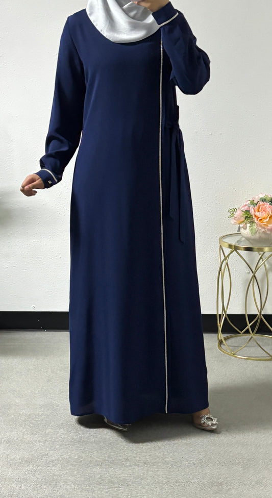 Beaded chiffon dress