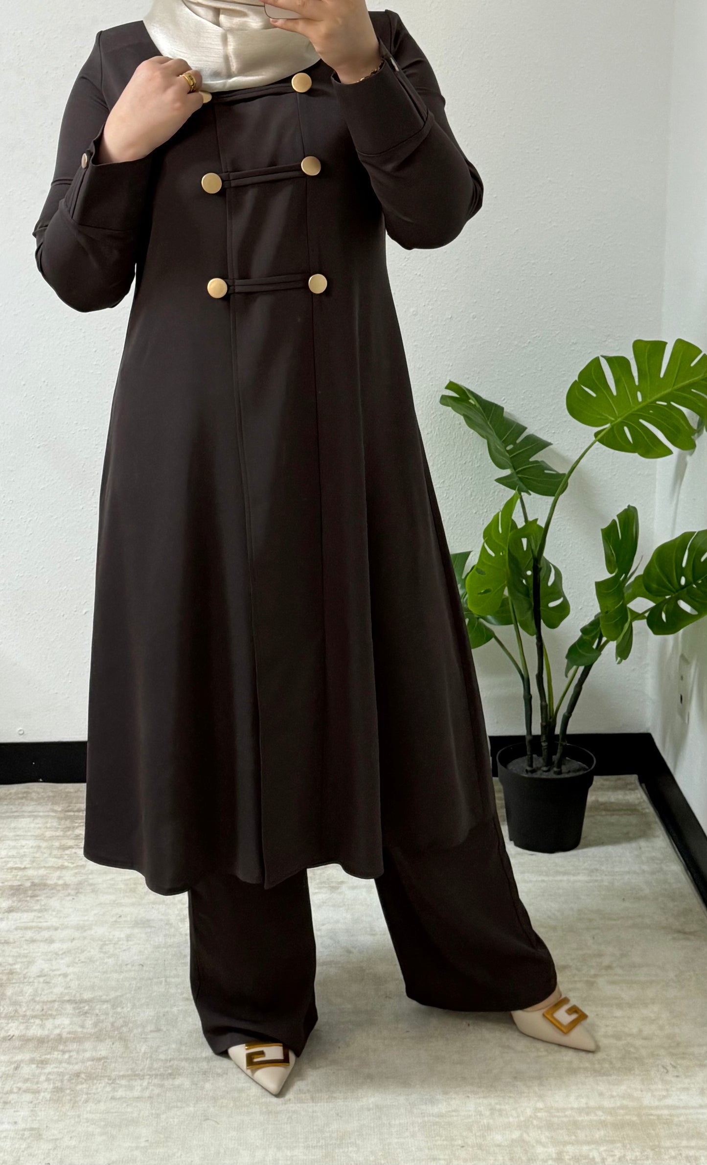 Copper Button Accent Set