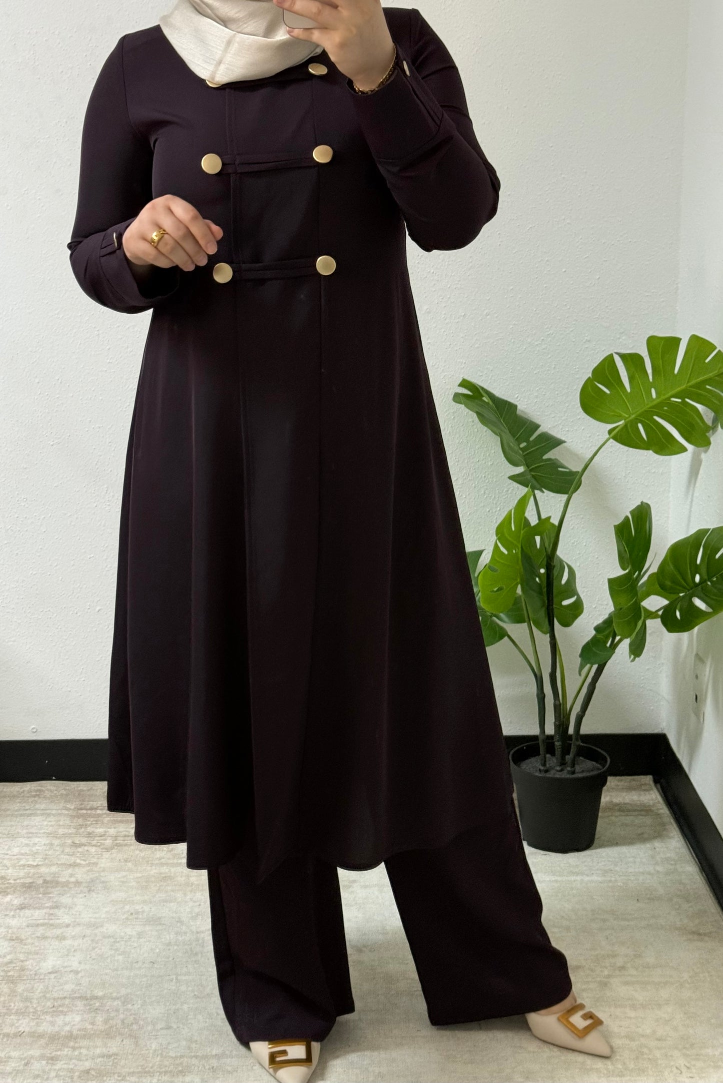 Copper Button Accent Set