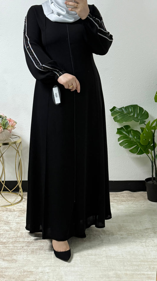 Multi-Lace Abaya