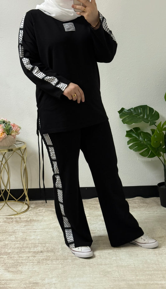 Keffiyeh-Inspired Set(وطن)