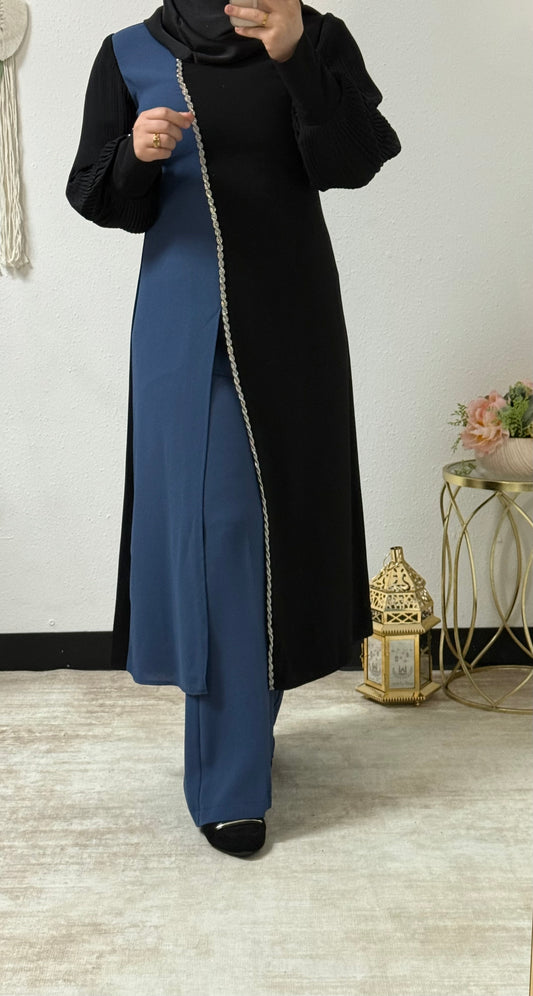 Two-pieces detailed sleeves set