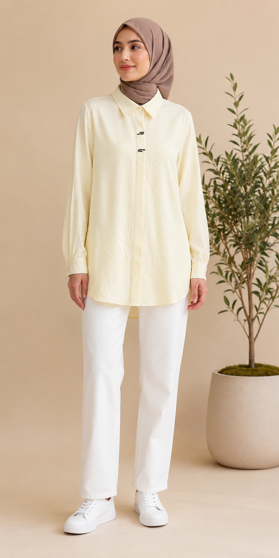 Crinkle Silk Shirt