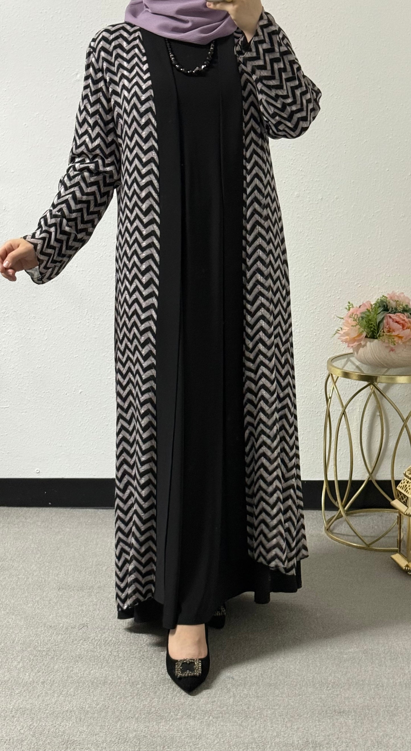 Two piece abaya( plus sizes)