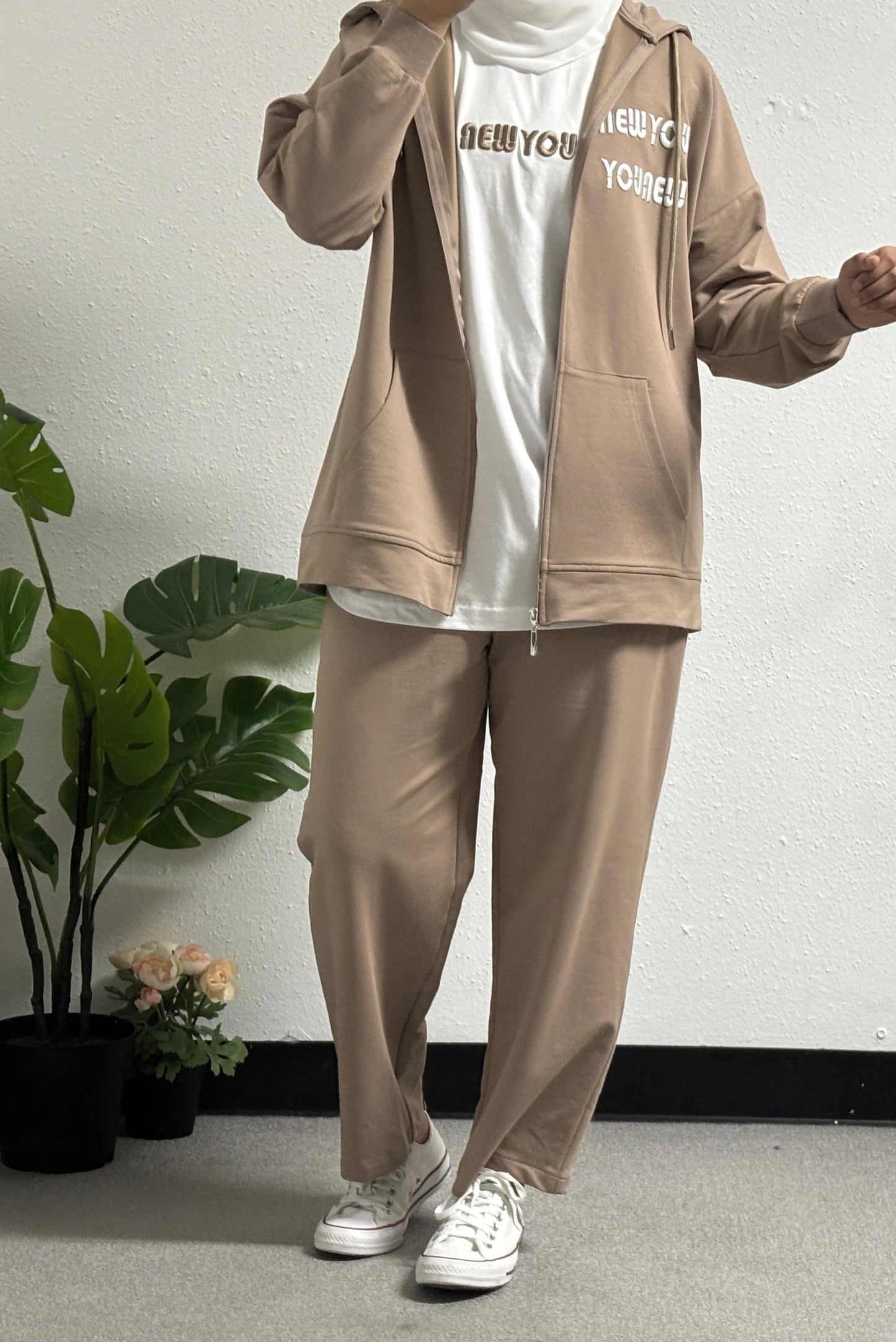 Three-pcs lettered embroidery set