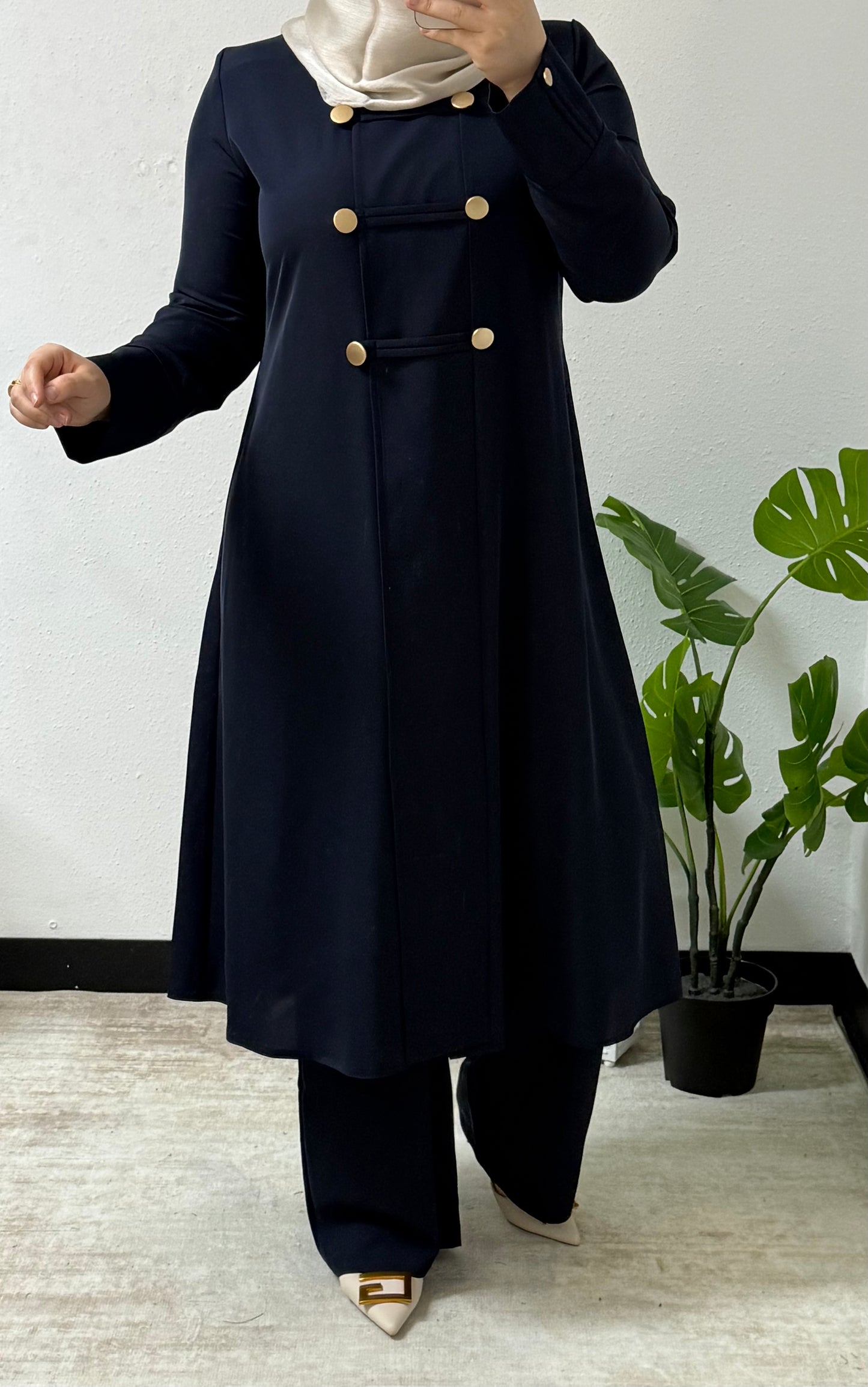 Copper Button Accent Set