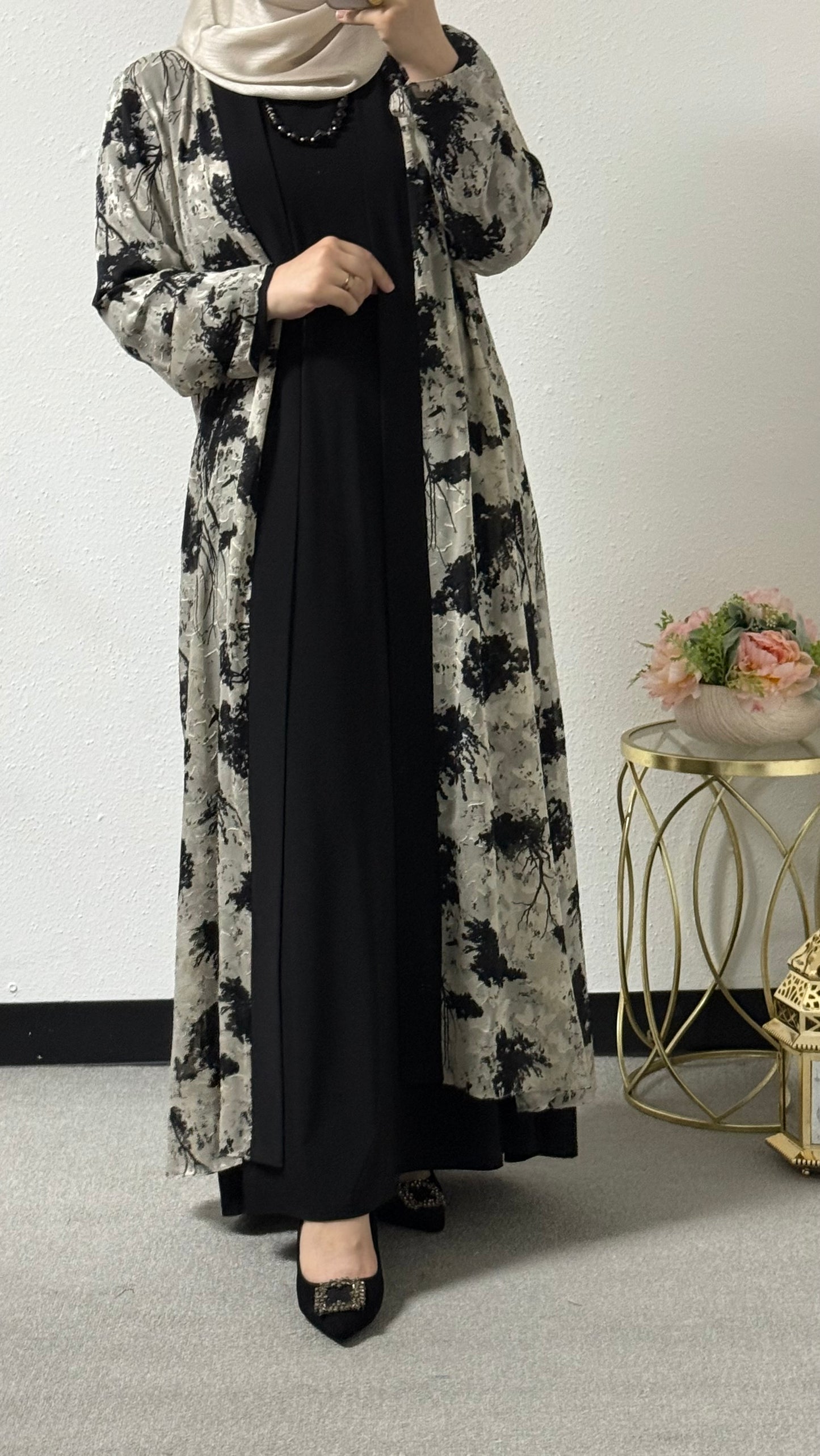 Plus size abaya