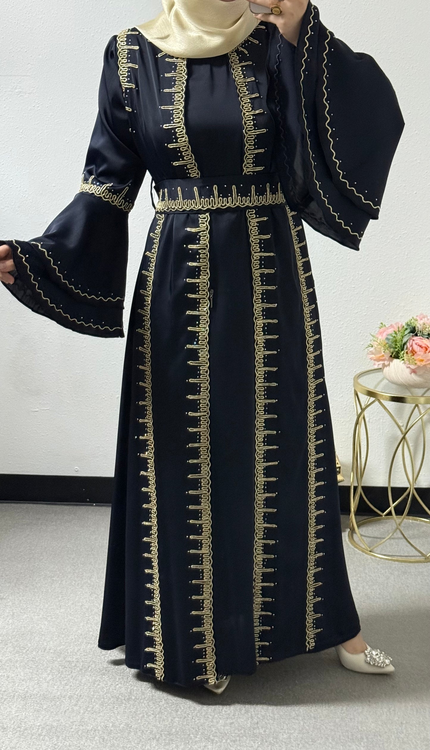 Eid embroidered abaya