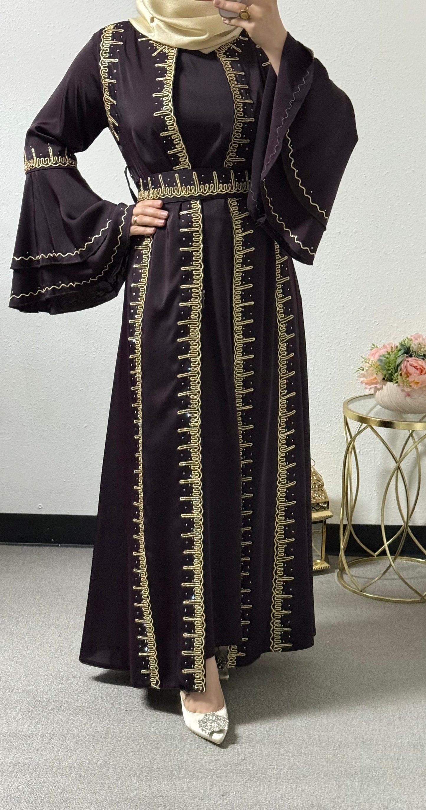 Eid embroidered abaya