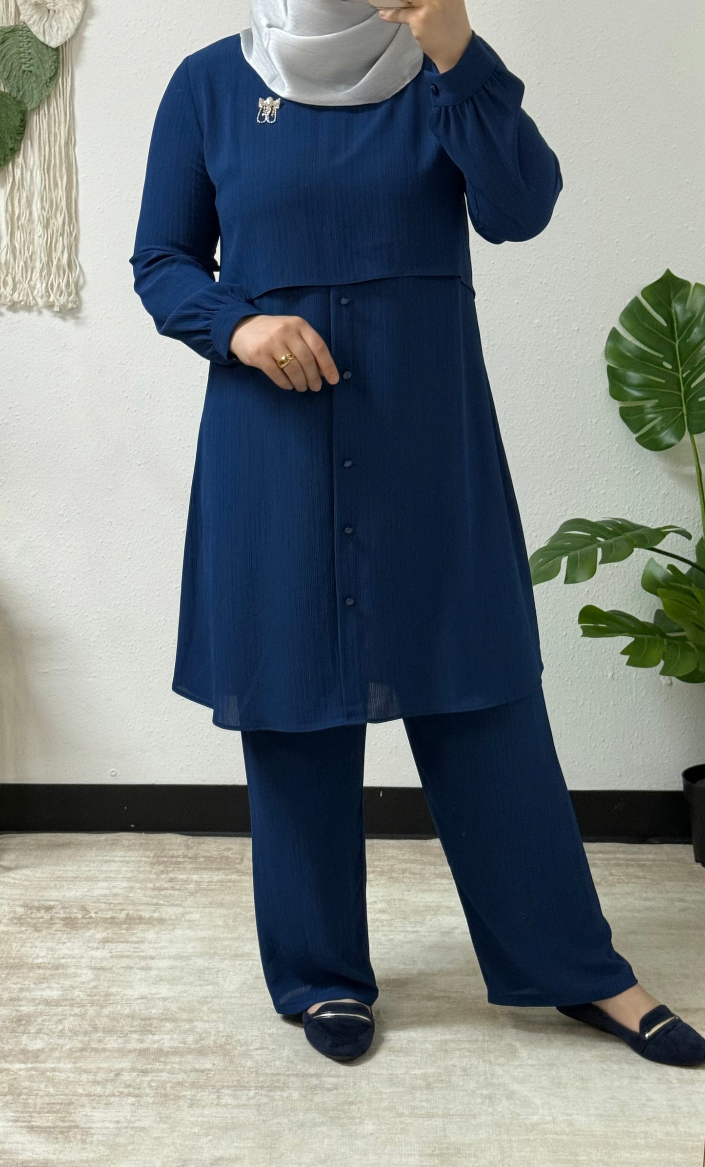 Pleat Effect Co-ord Set