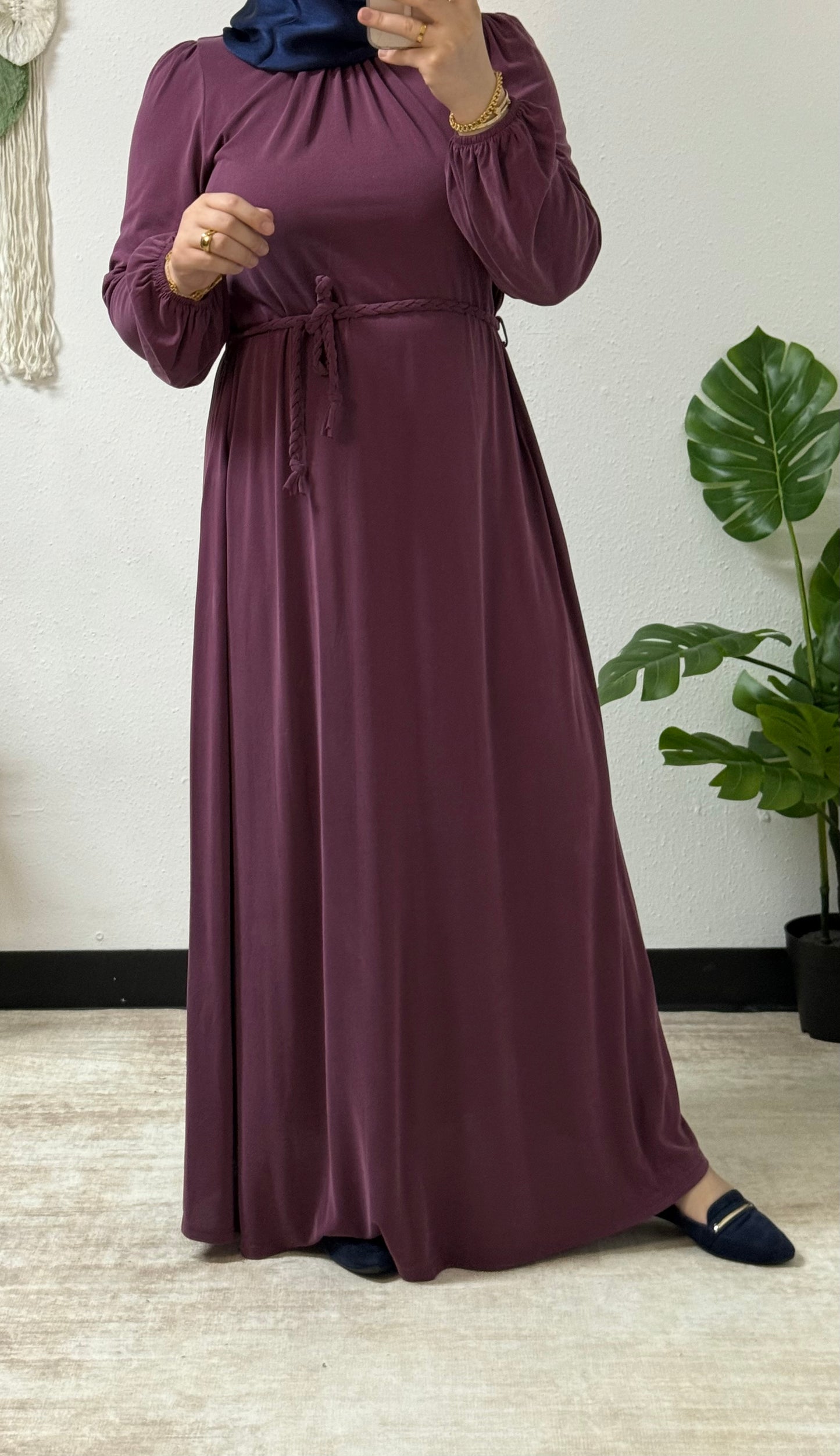 Braided Accent Dress