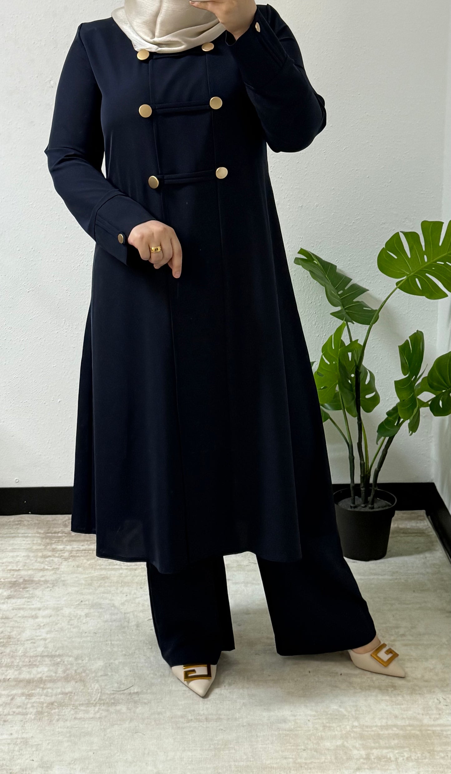 Copper Button Accent Set