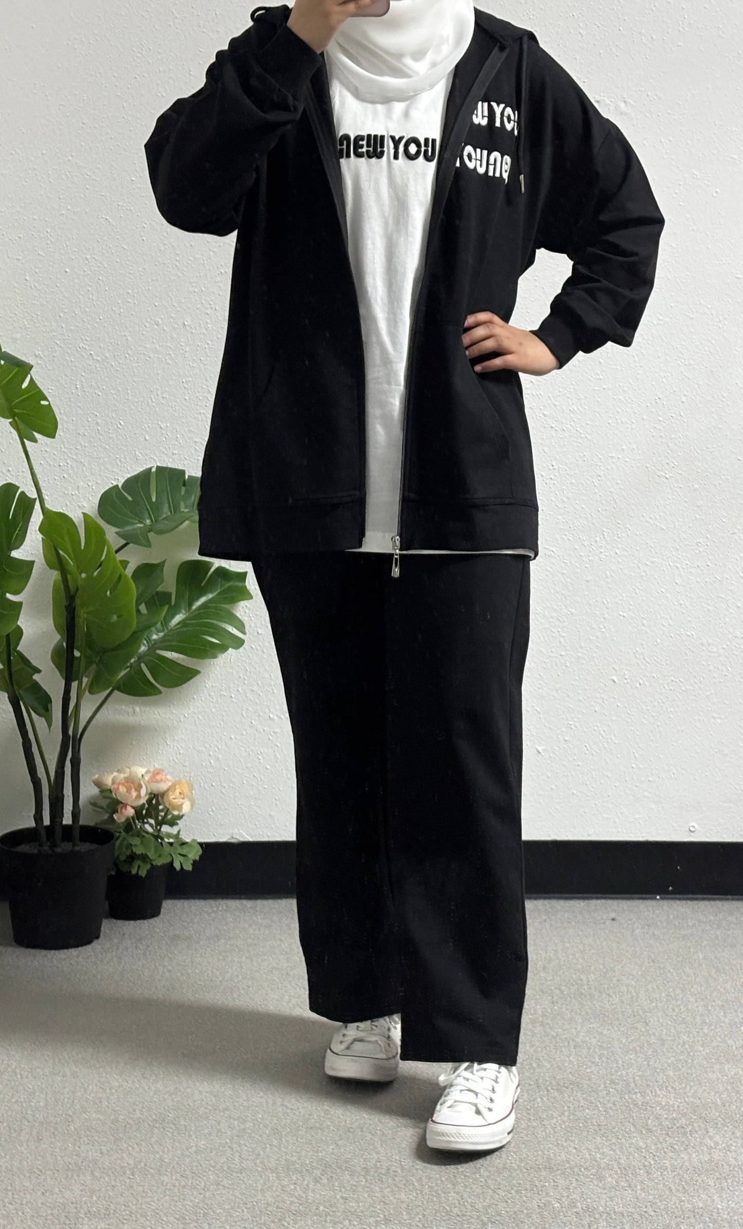 Three-pcs lettered embroidery set