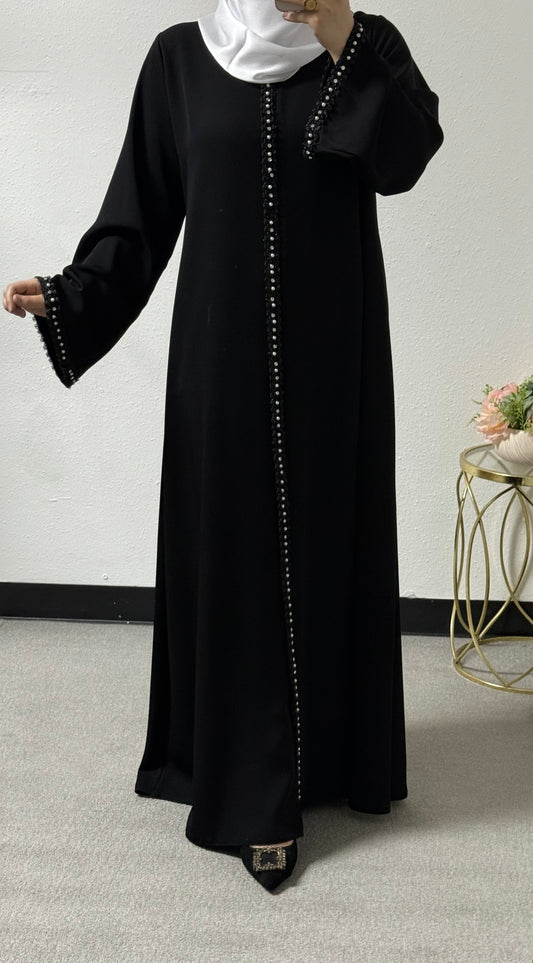 Elegant lace abaya