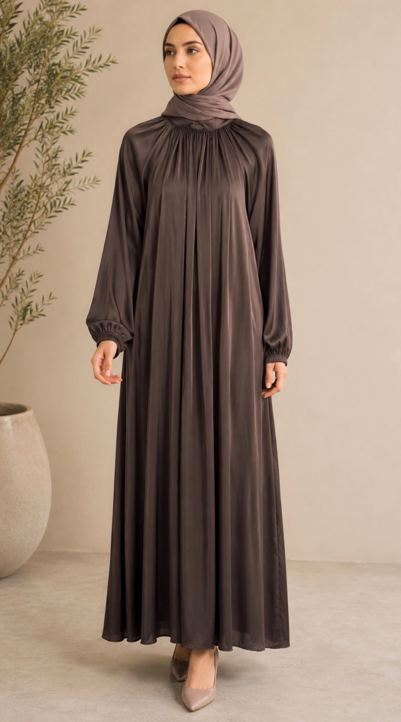 Chic High Neck Dress