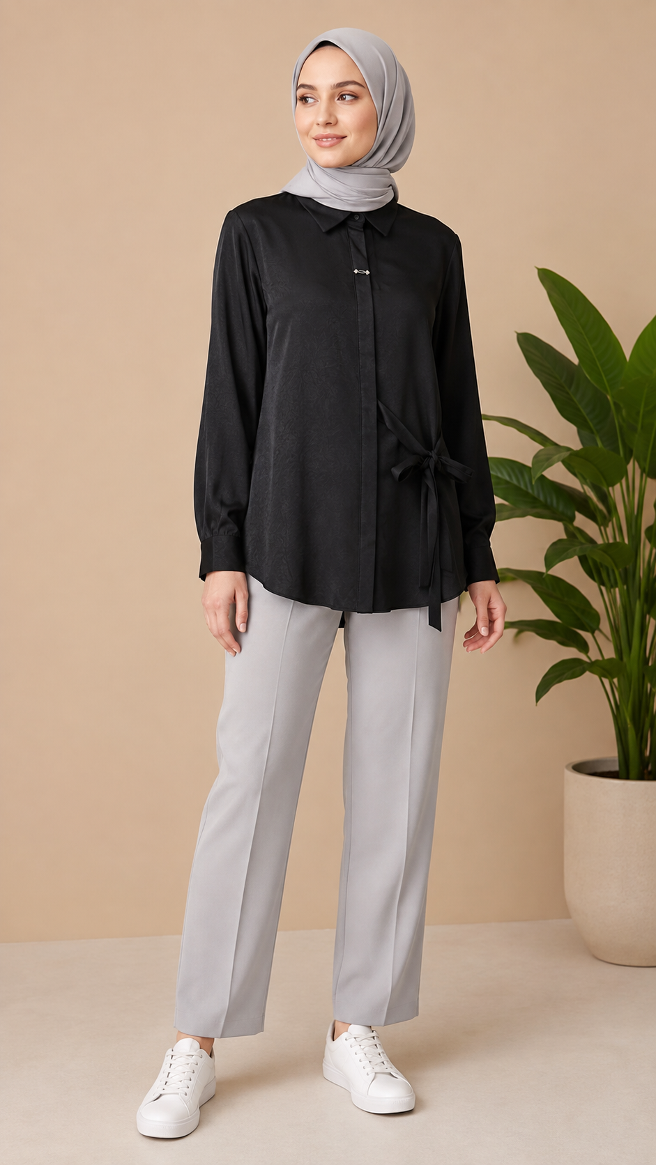 Side Ribbon Shirt