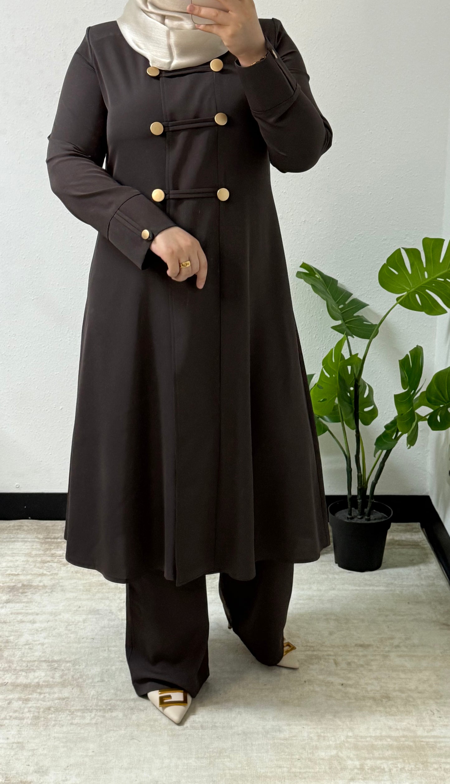 Copper Button Accent Set