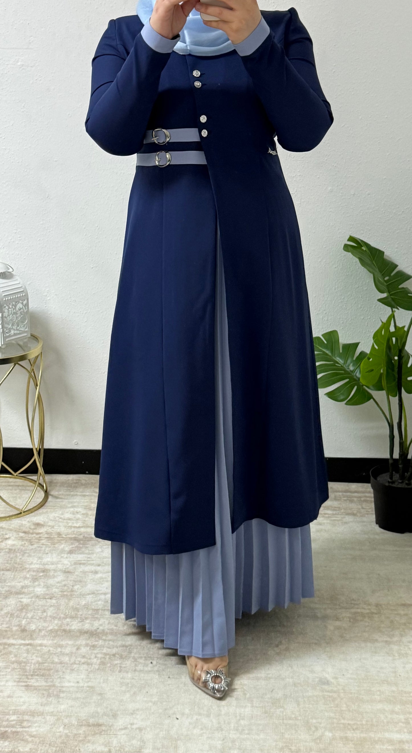 Two-Piece Belt Detailed Set