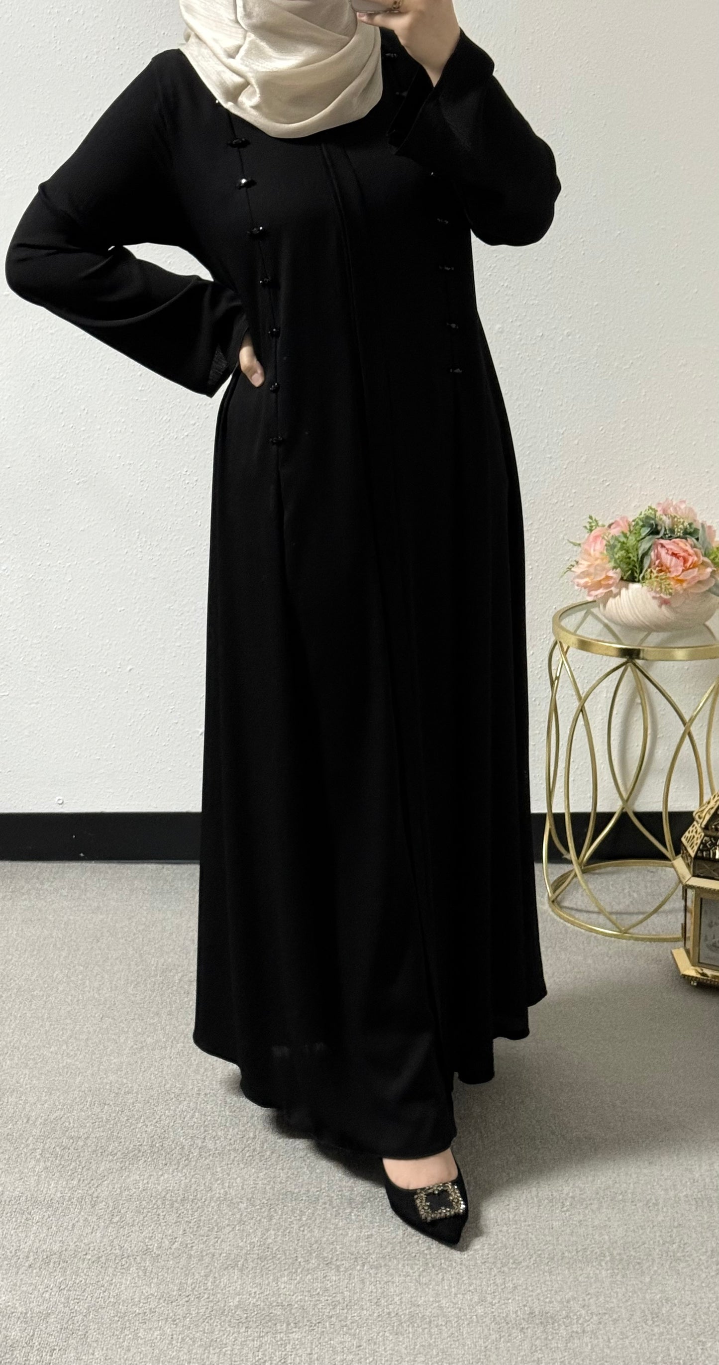 Colorful elegant abaya