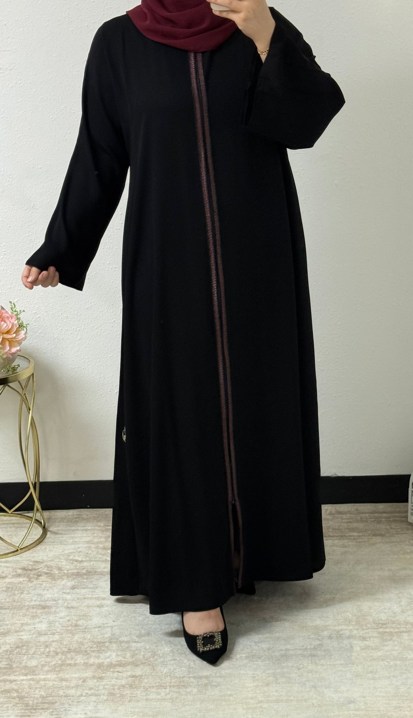 Shimmer Lace Abaya