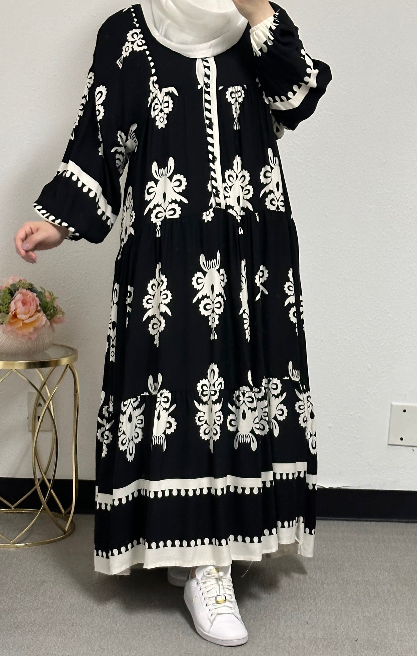 Daily wear printed cotton dress