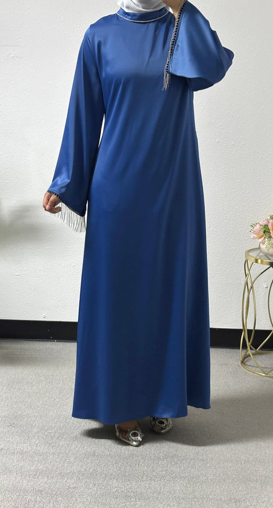Tassels sleeves detail dress