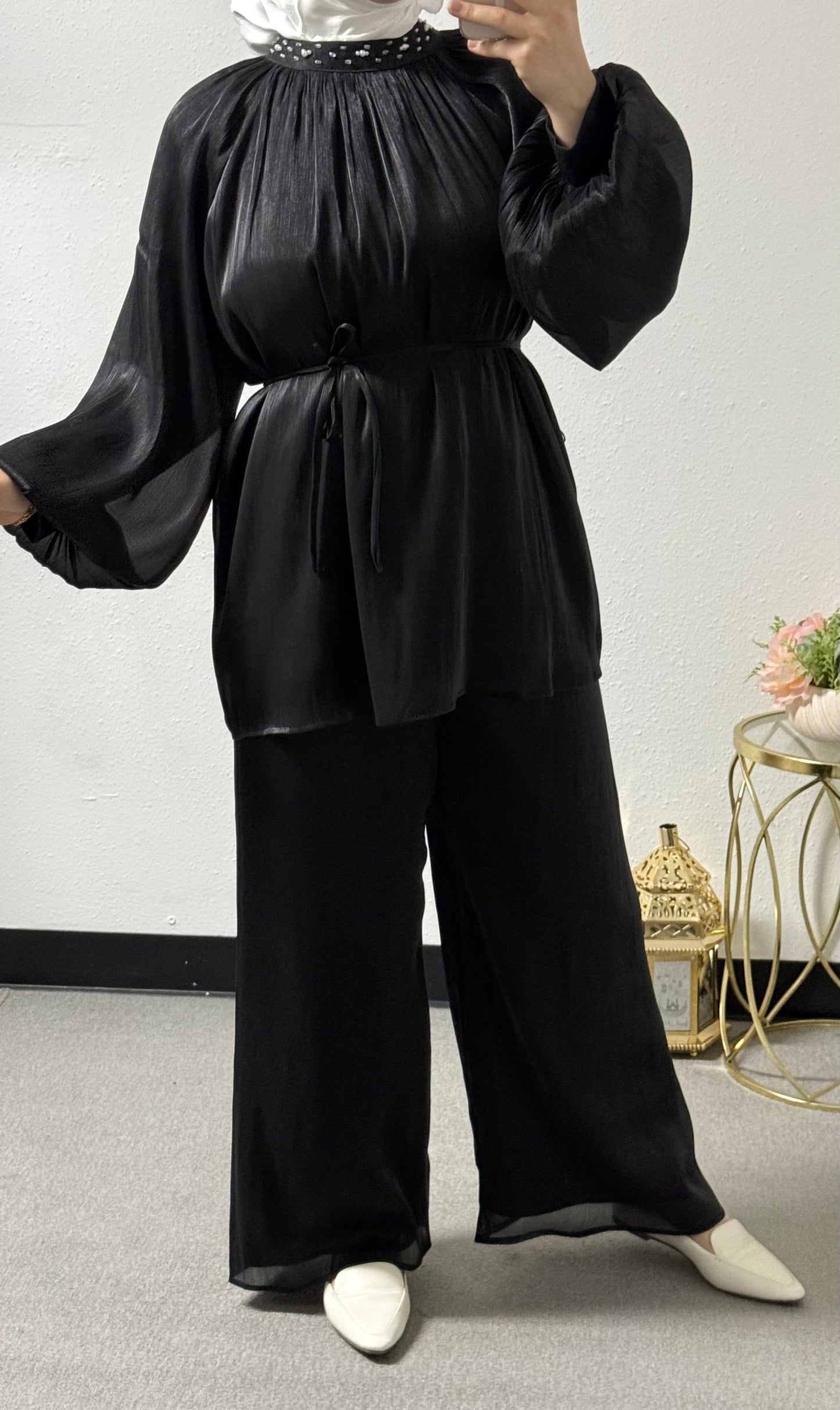 Eid Two-Piece Set with Blouse and Pants