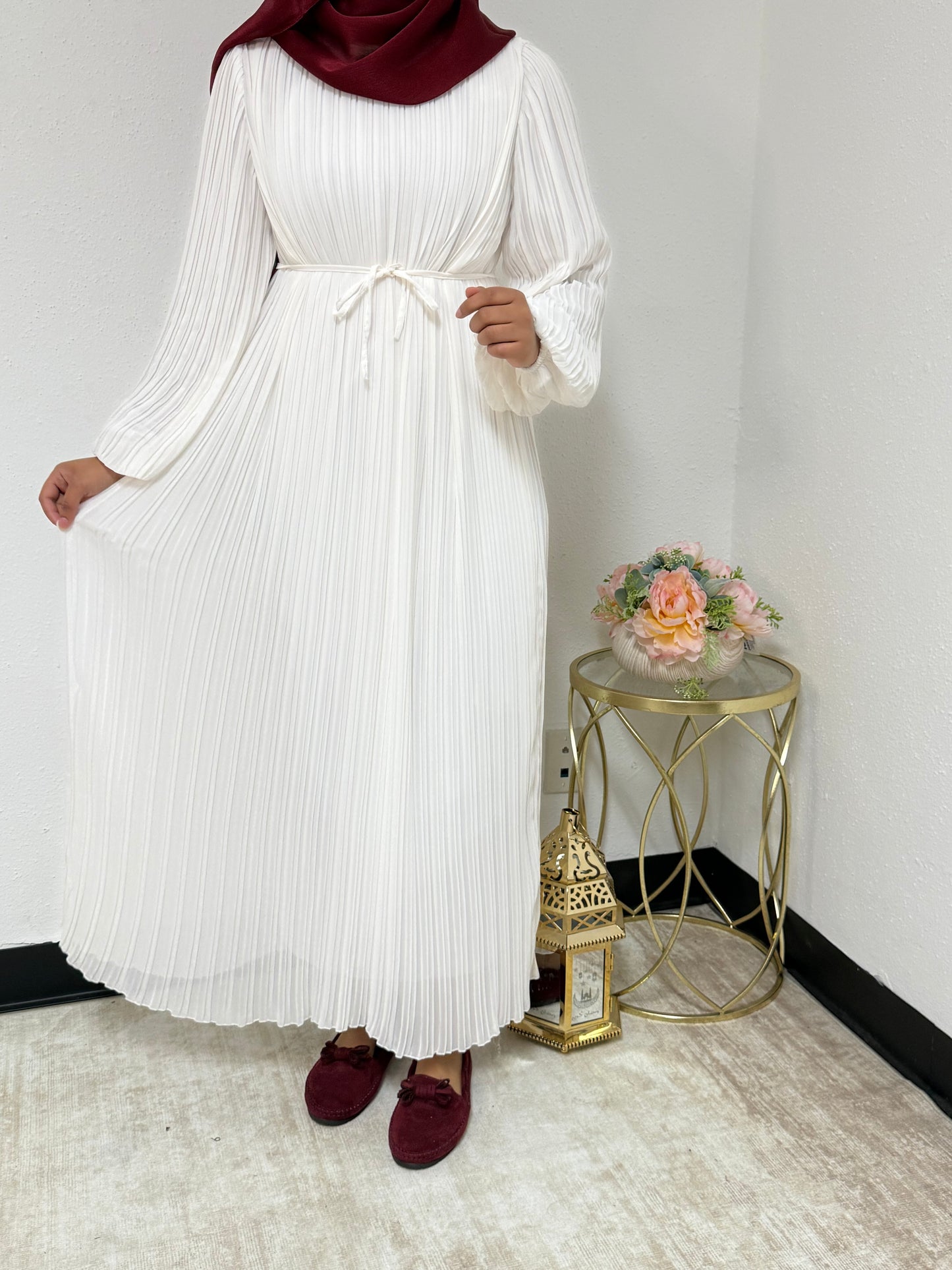 Modest Crinkle Dress