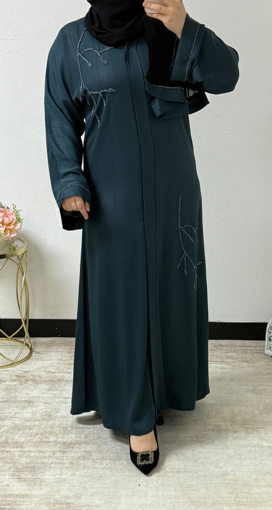 Delicate Beaded Abaya/Hijab