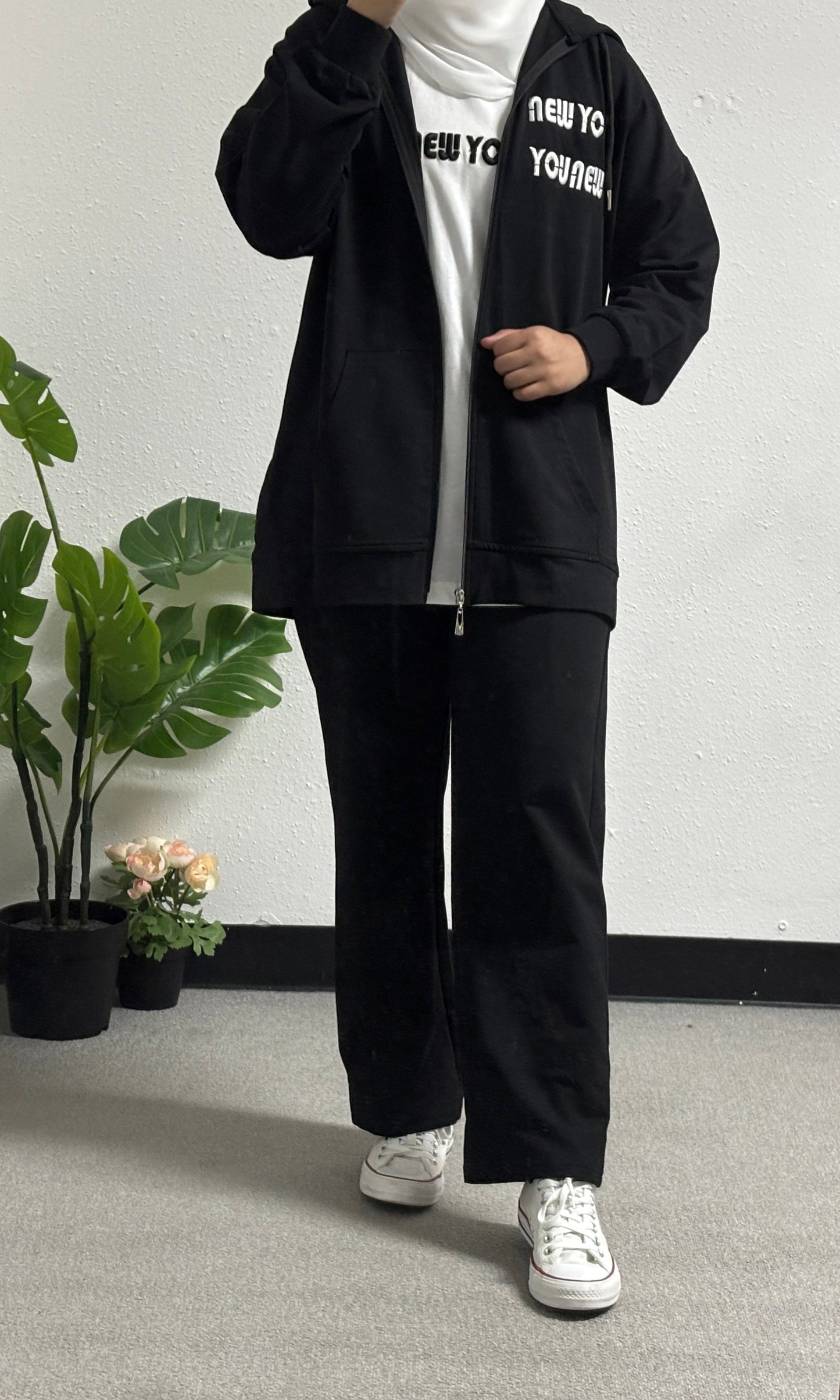 Three-pcs lettered embroidery set
