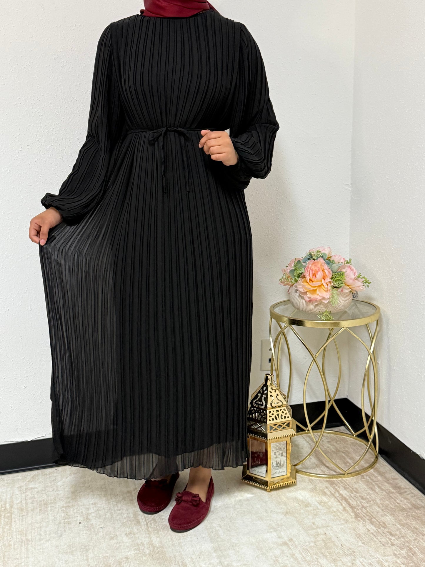 Modest Crinkle Dress