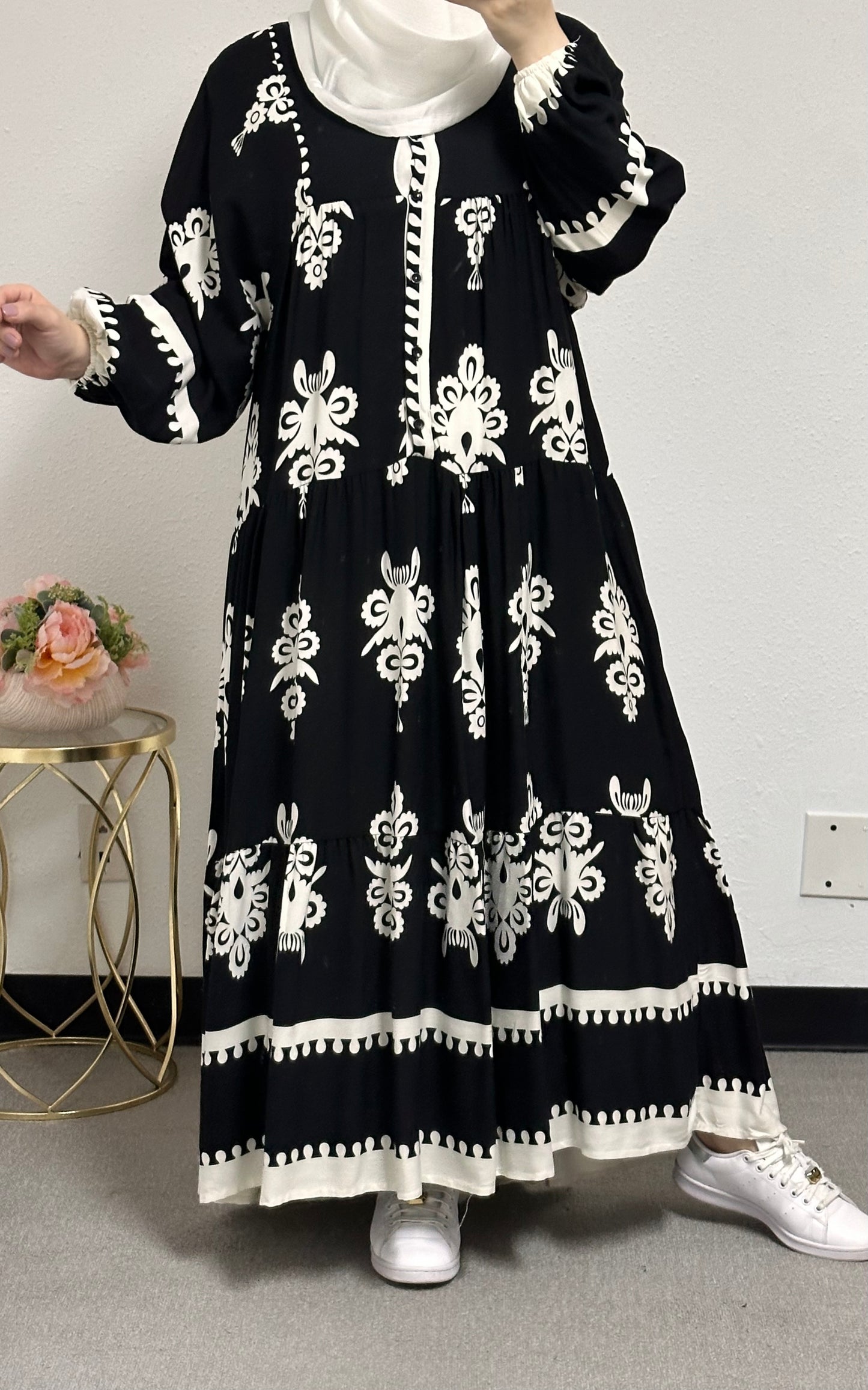 Daily wear printed cotton dress