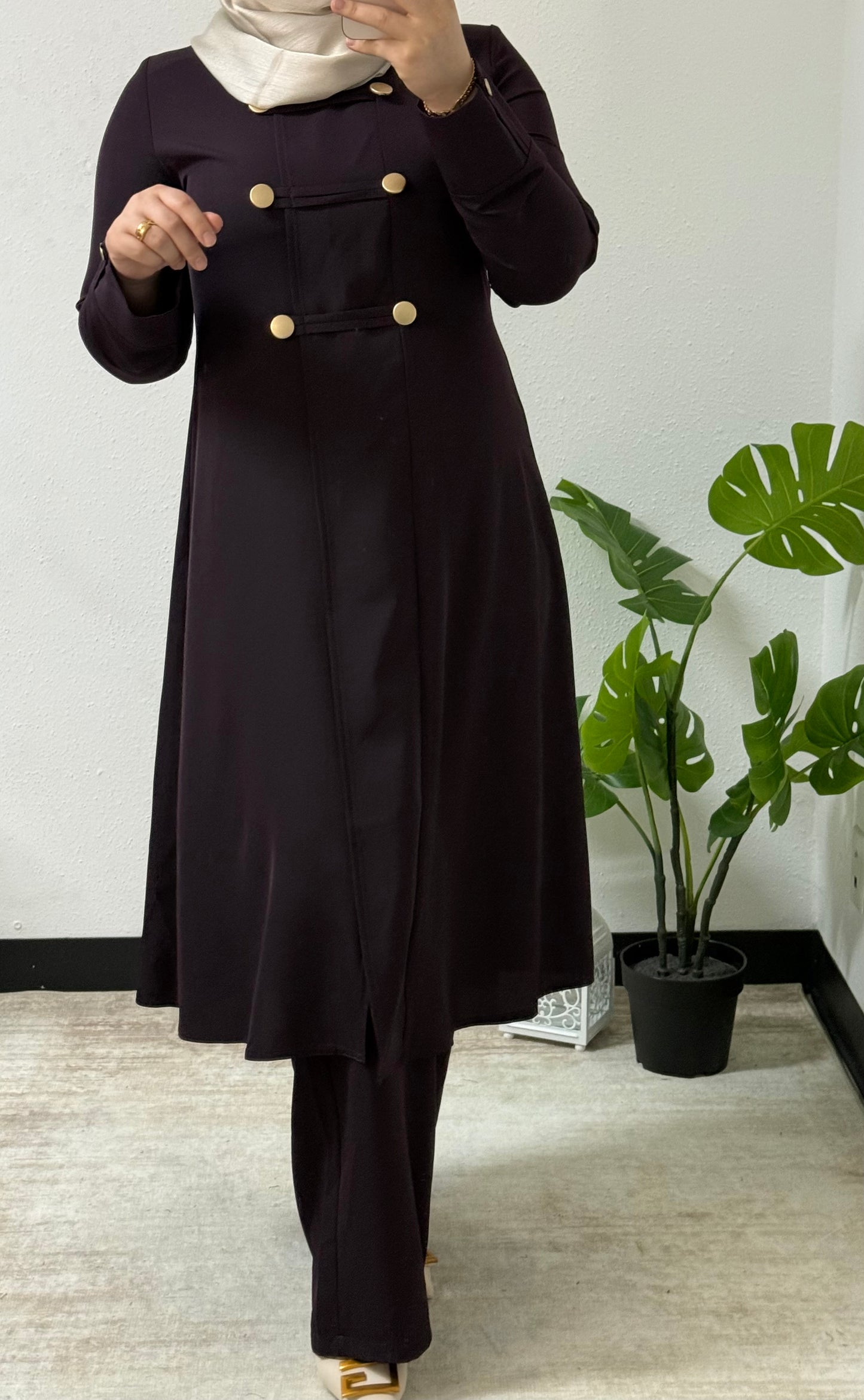 Copper Button Accent Set