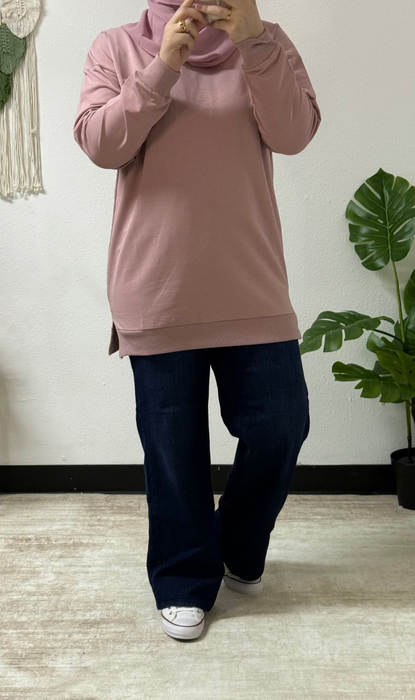 Simple Cotton Sweatshirt
