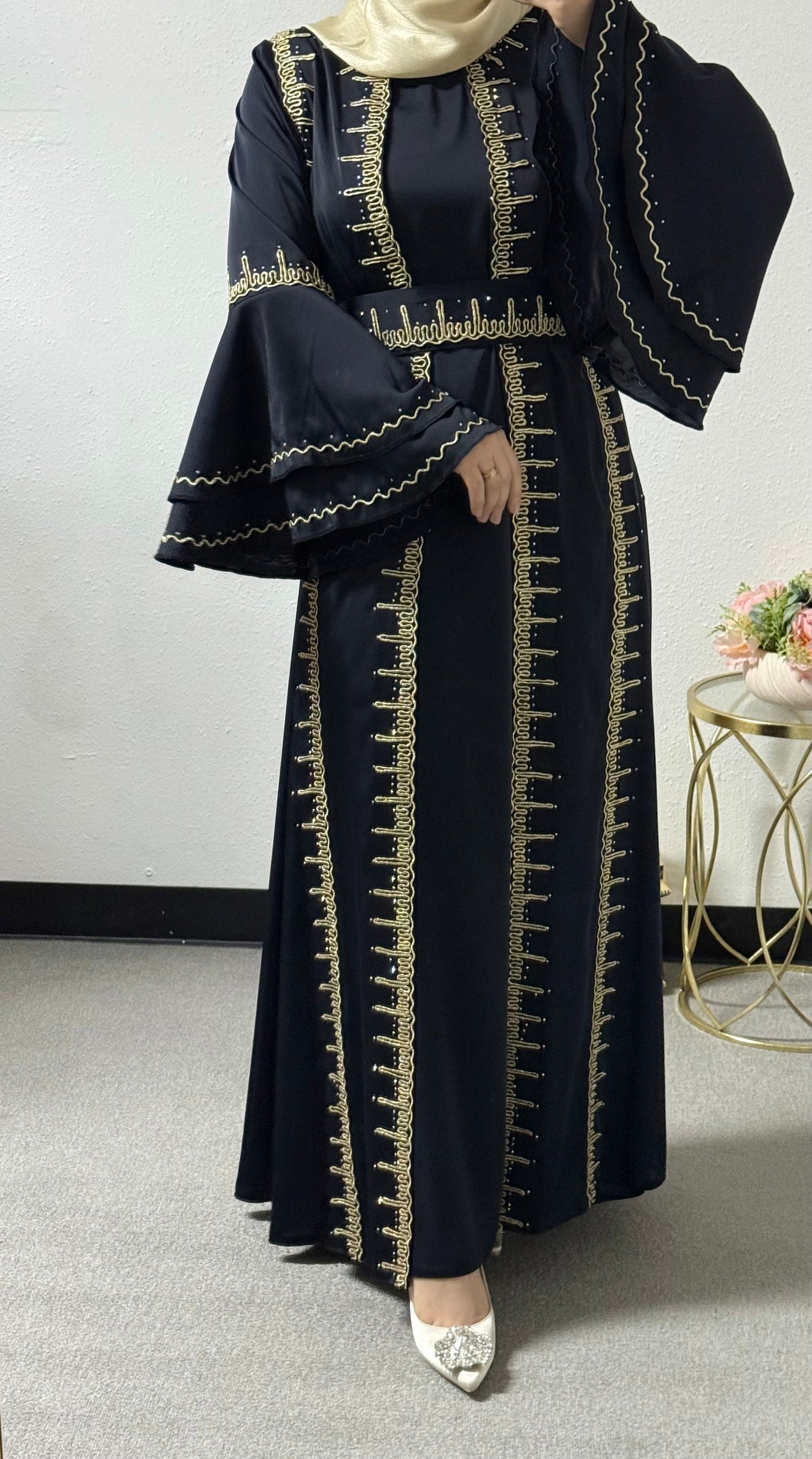 Eid embroidered abaya