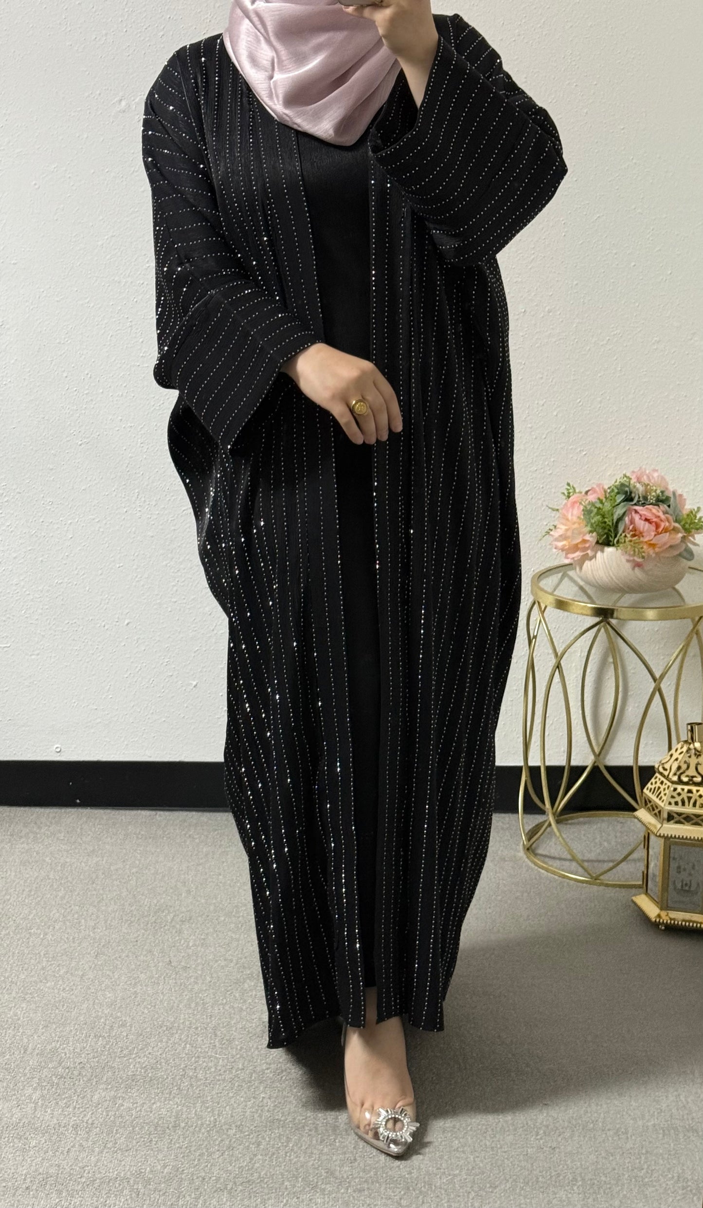 Fancy two-piece abaya