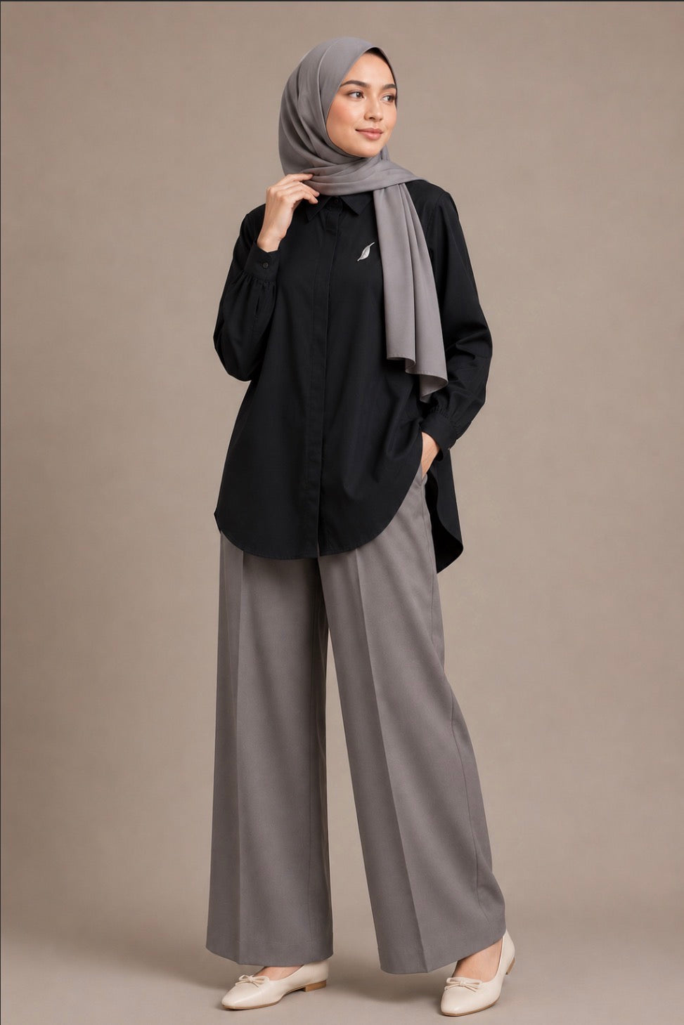 Collared Silk Shirt