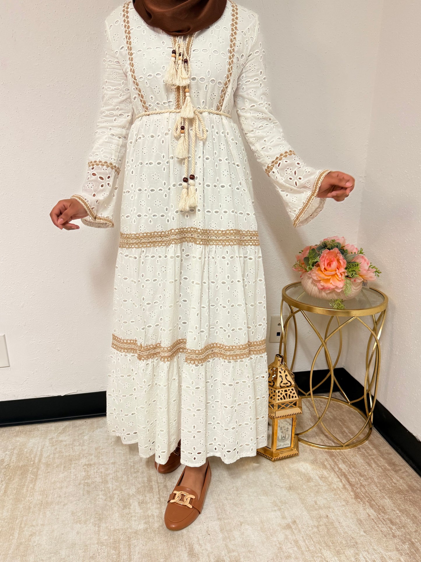 Bohemian Delicate Off-White Dress