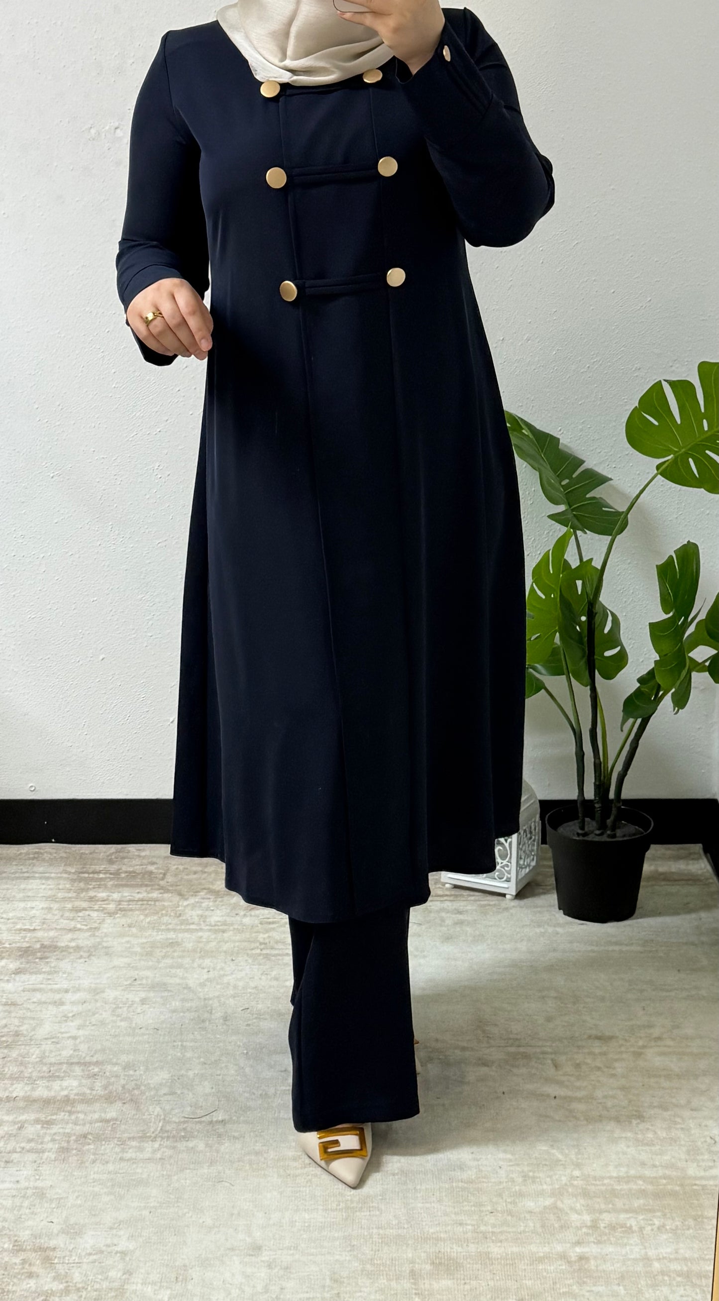 Copper Button Accent Set