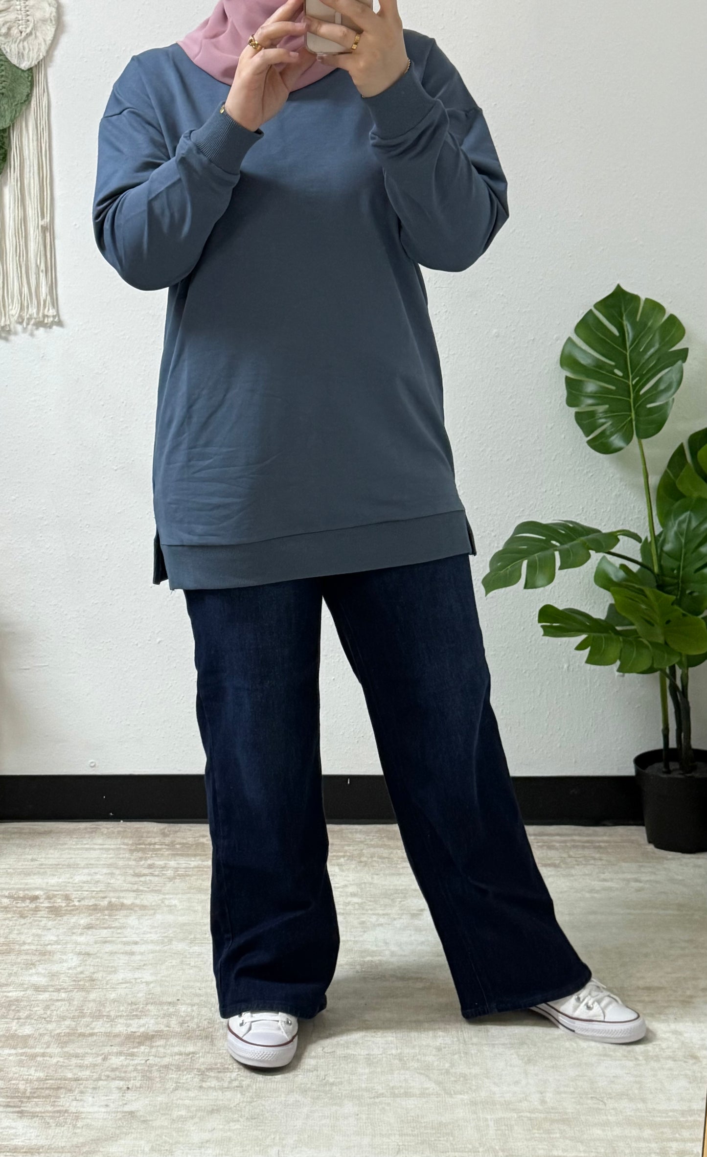 Simple Cotton Sweatshirt