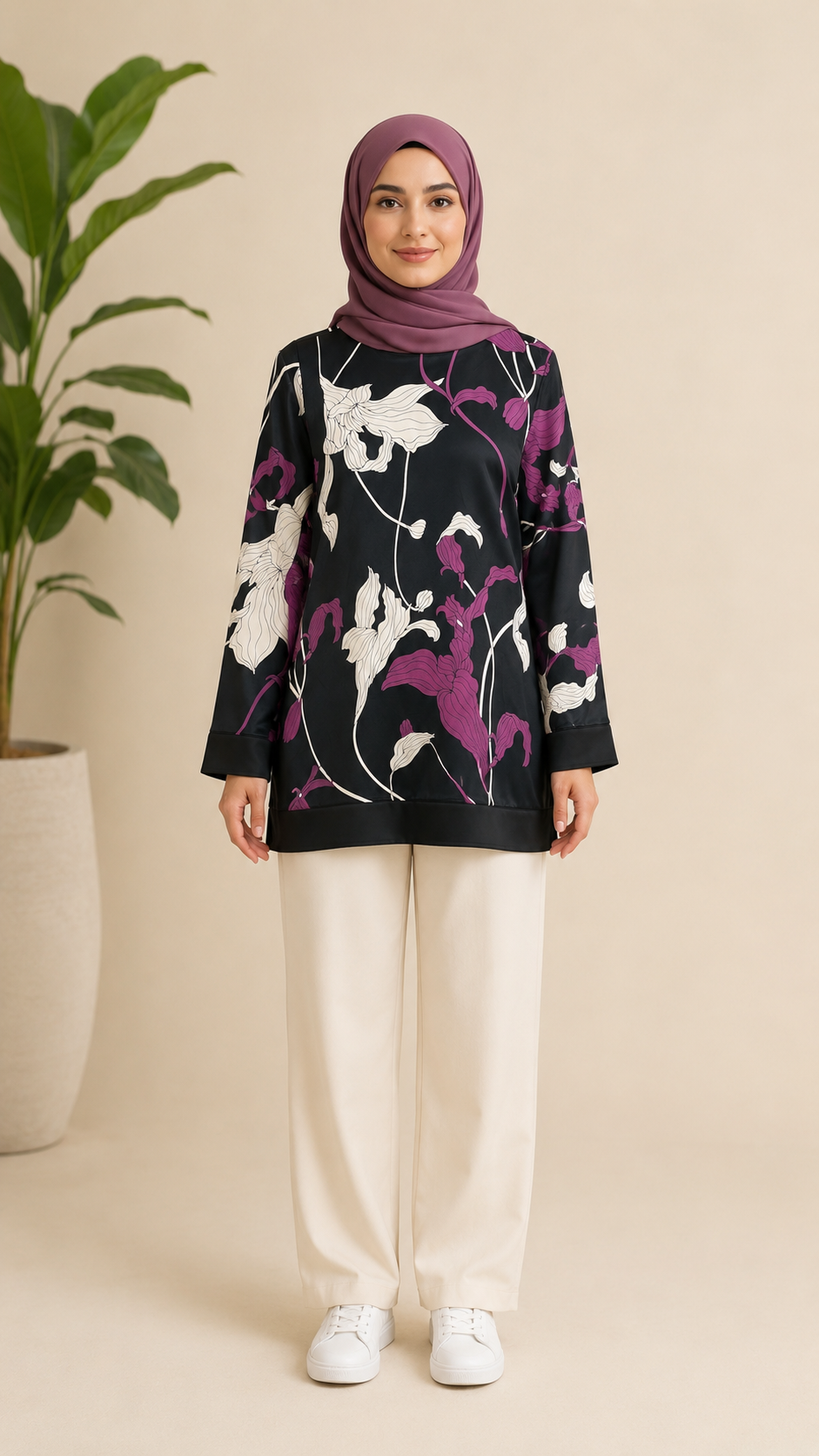 Printed Silk Shirt