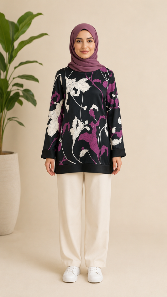 Printed Silk Shirt