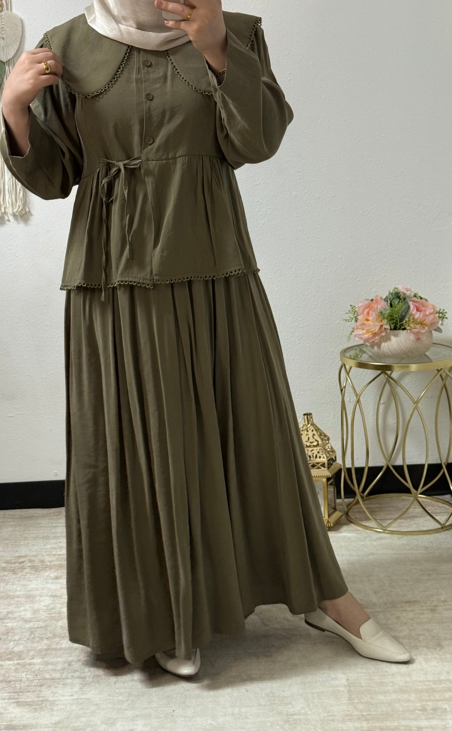 Two-Piece Vintage Style Set