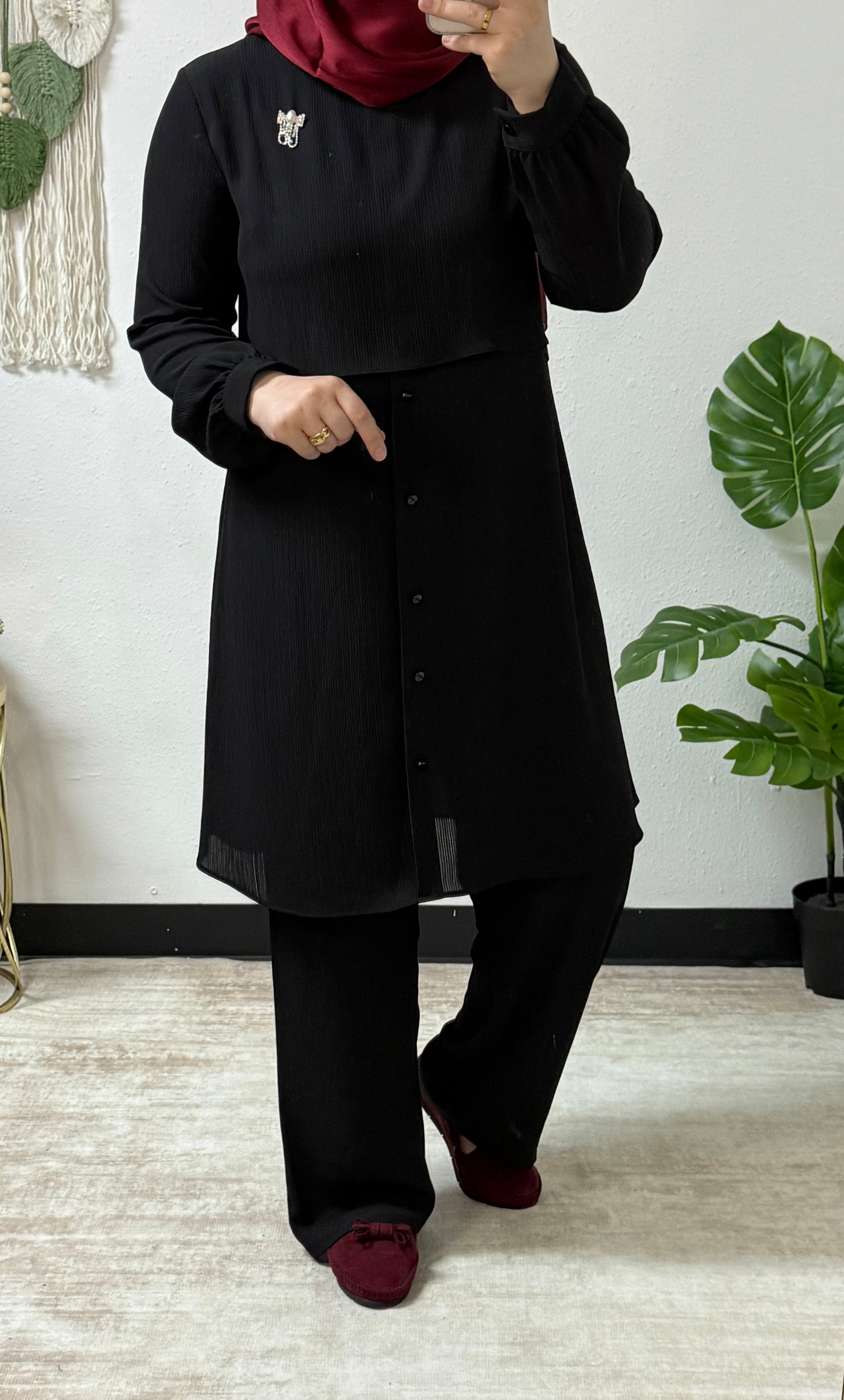 Pleat Effect Co-ord Set