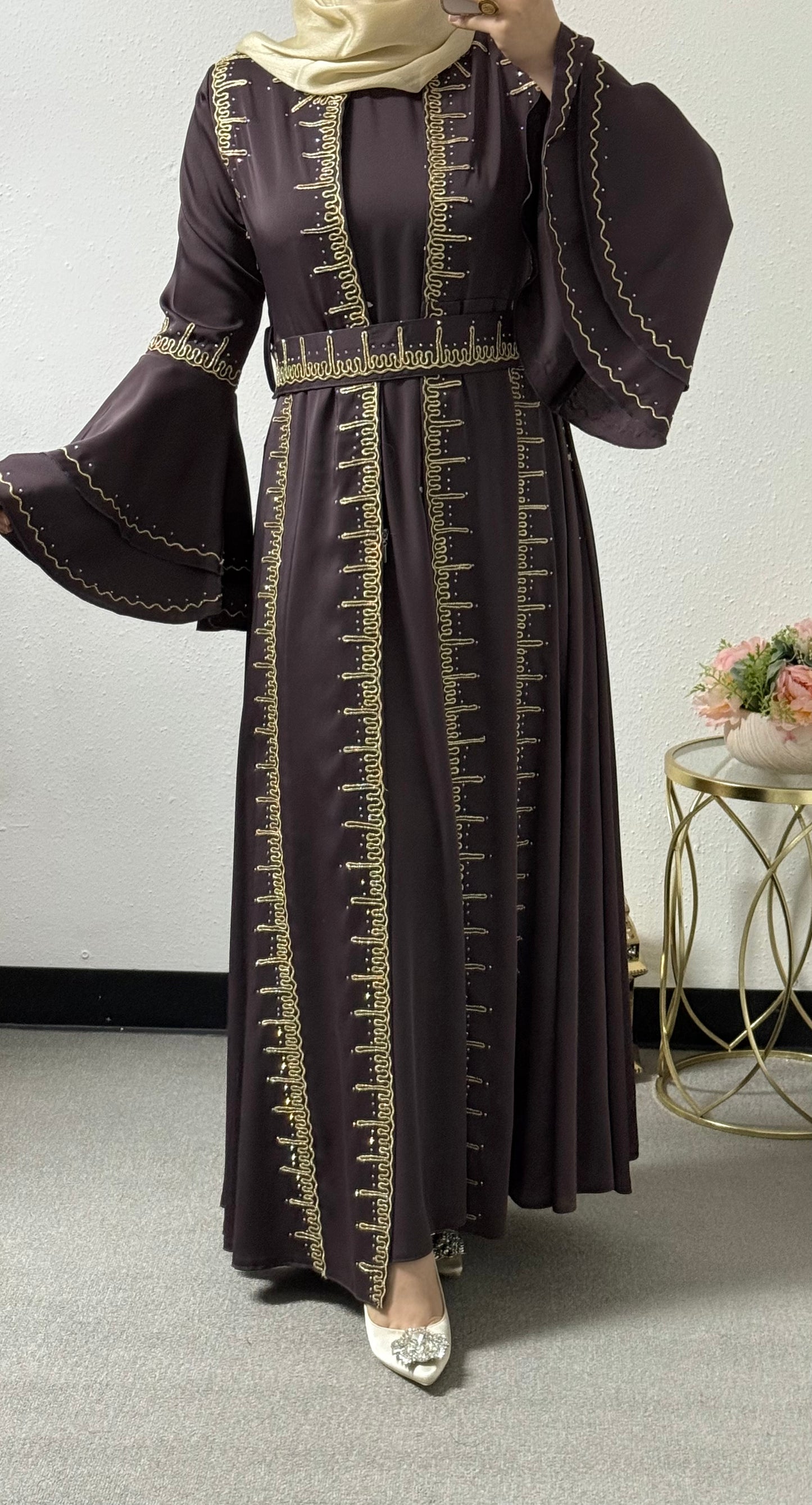 Eid embroidered abaya